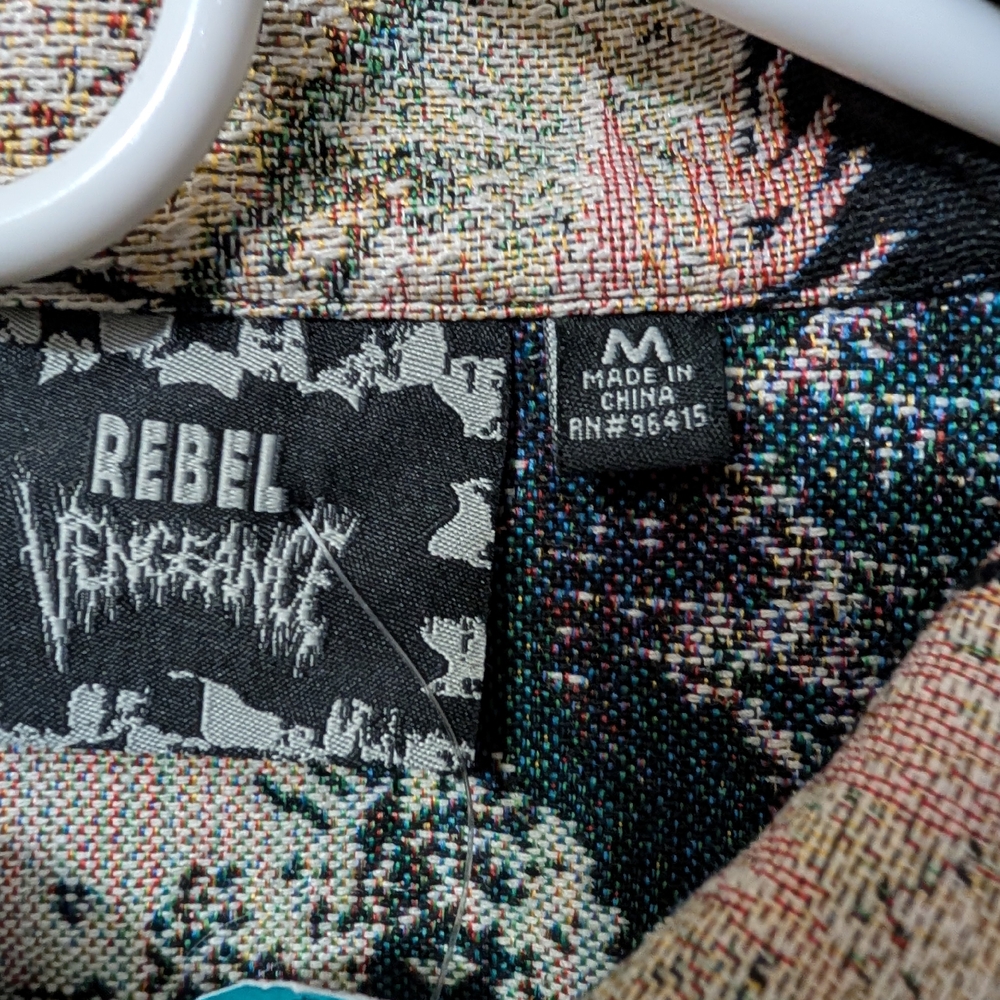 Rebels Multicolor Graphic Jacket NWT - image 4